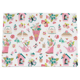 Springtime Garden Große Geschenktüte