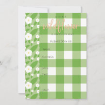 Springtime Gingham & Blooms Baby Shower Theme