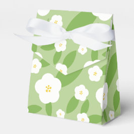 Springtime Gingham & Blooms Baby Shower Theme Geschenkschachtel