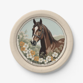 Springtime Horse Pappteller