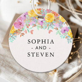 Springtime Love – A Floral Wedding Geschenkanhänger