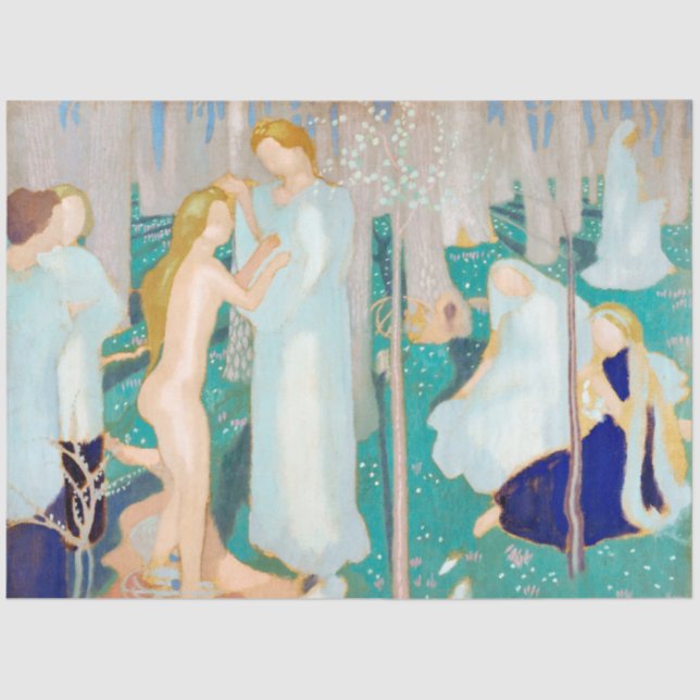 Springtime, Maurice Denis Seidenpapier (Vorderseite)