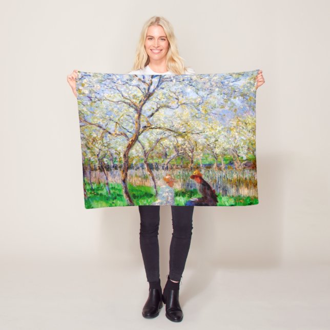 Springtime, Monet Fleecedecke (Beispiel)