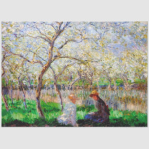 Springtime, Monet Seidenpapier