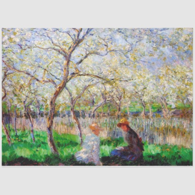Springtime, Monet Seidenpapier (Vorderseite)