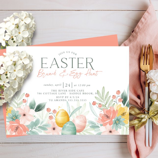 Springtime Osterbrunch & Eierjagd Einladung (Von Creator hochgeladen)