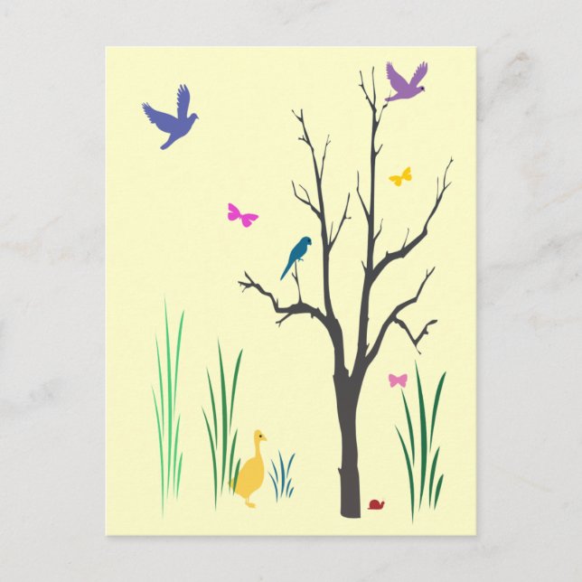 Springtime Postkarte (Vorderseite)