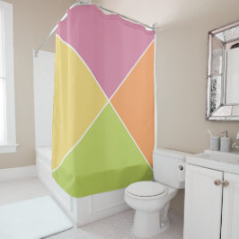 Springtime Sherbet-Raute Duschvorhang