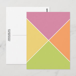 Springtime Sherbet-Raute Postkarte
