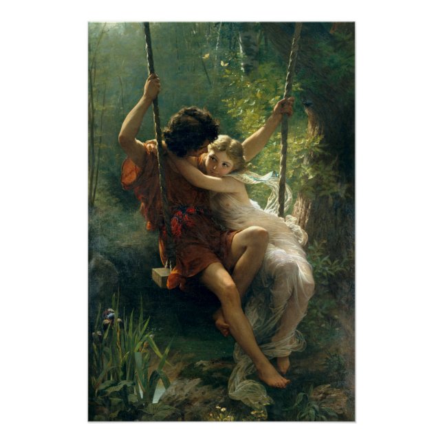 Springtime von Pierre Auguste Cot Poster (Vorderseite)