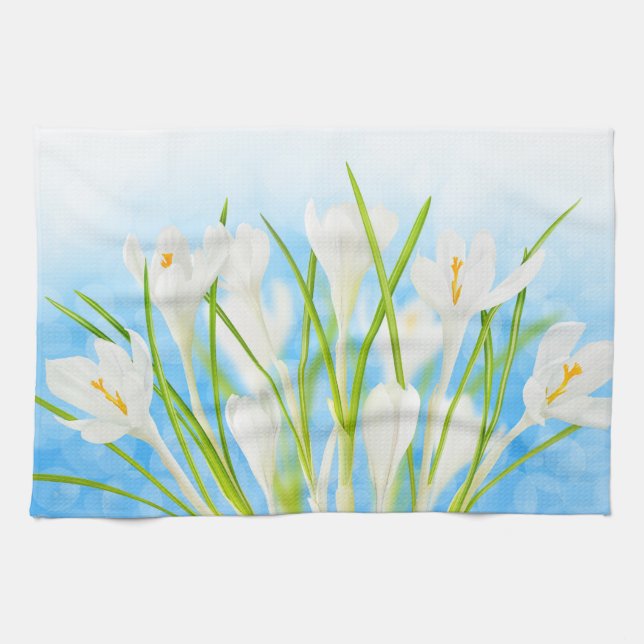 Springtime (weiße Kreuze) Handtuch (Horizontal)