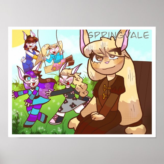 Springvale-Kanichen-Plakat  Poster (Vorne)