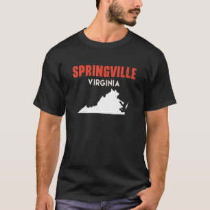 Springville Virginia USA Staat America Travel Virg T-Shirt