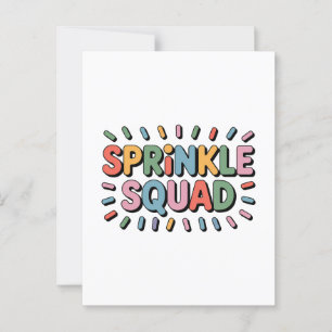 Sprinkkplatz Baby Sprinkle Postkarte