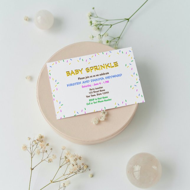Sprinkle Baby Dusche Einladung (Von Creator hochgeladen)