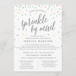 Sprinkle by Mail Baby Dusche Einladung