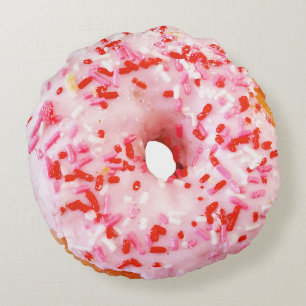 Sprinkle Donut Rundes Kissen