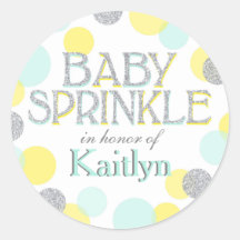 Sprinkle Dots Baby Sprinkle Label