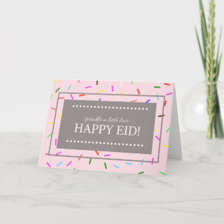 Sprinkle eine kleine Liebe Eid Card Karte