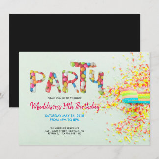 Sprinkle Geburtstagsparty Einladung