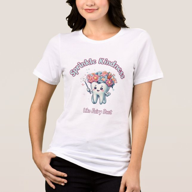 Sprinkle Güte wie Fairy Dust - Whimsical Fair Tri-Blend Shirt (Vorderseite)