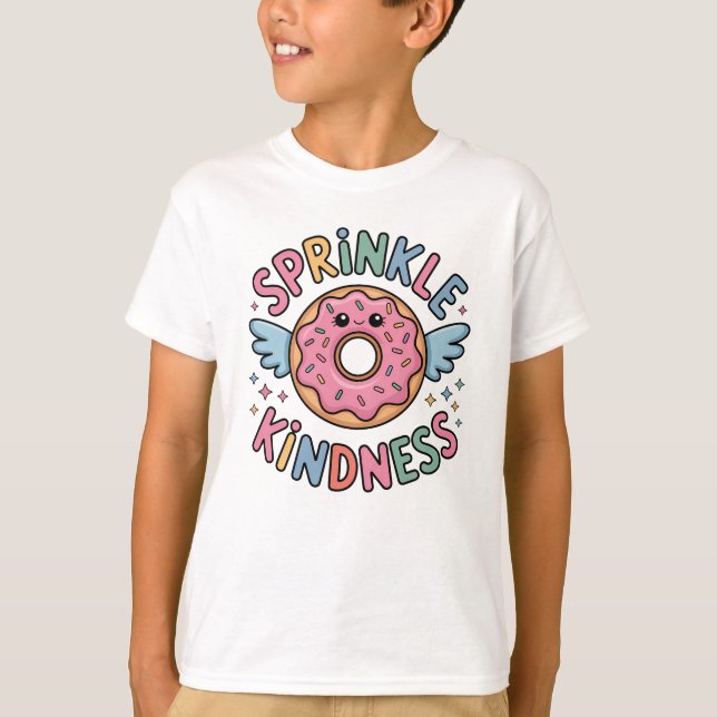 Sprinkle Kindness | Donut Kids T-Shirt (Vorderseite)