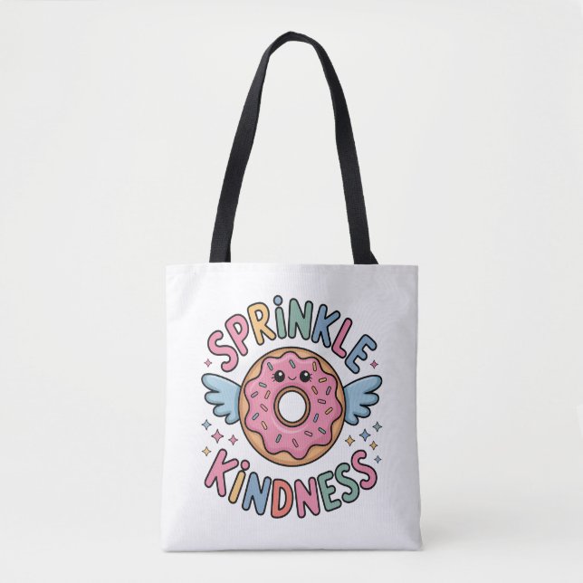 Sprinkle Kindness | Donut Tasche (Vorderseite)