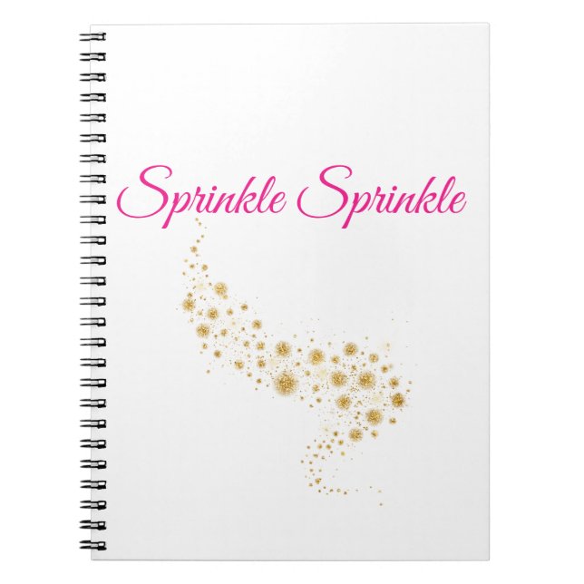 Sprinkle Sprinkle-Notebook Notizblock (Vorderseite)