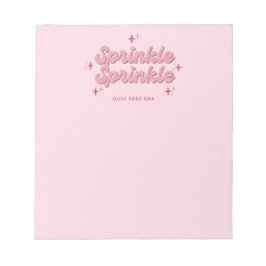 Sprinkle sprinkle Notepad Notizblock