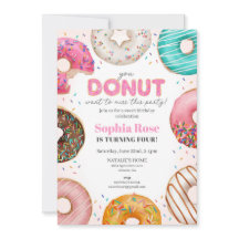 Sprinkled Donut Geburtstagsparty für Mädchen