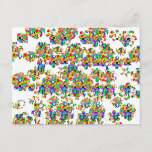SPRINKLED Jewel Decorations SIGNATURE Art von NAVI Postkarte