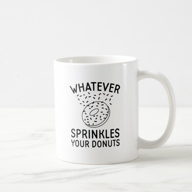 Sprinklen Ihre Donuts Kaffeetasse (Rechts)