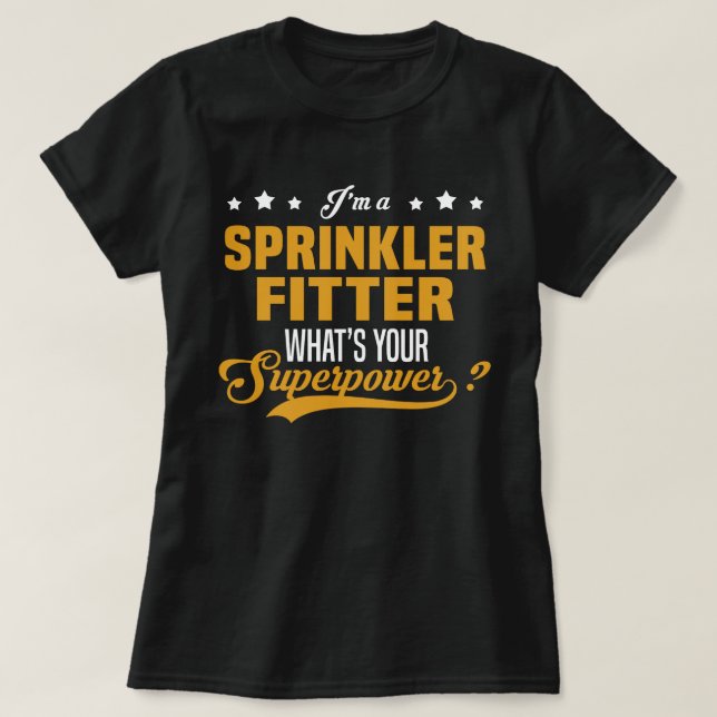 Sprinkler Fitter T-Shirt (Design vorne)