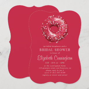 Sprinklerüsse und ein Brautparty Einladung