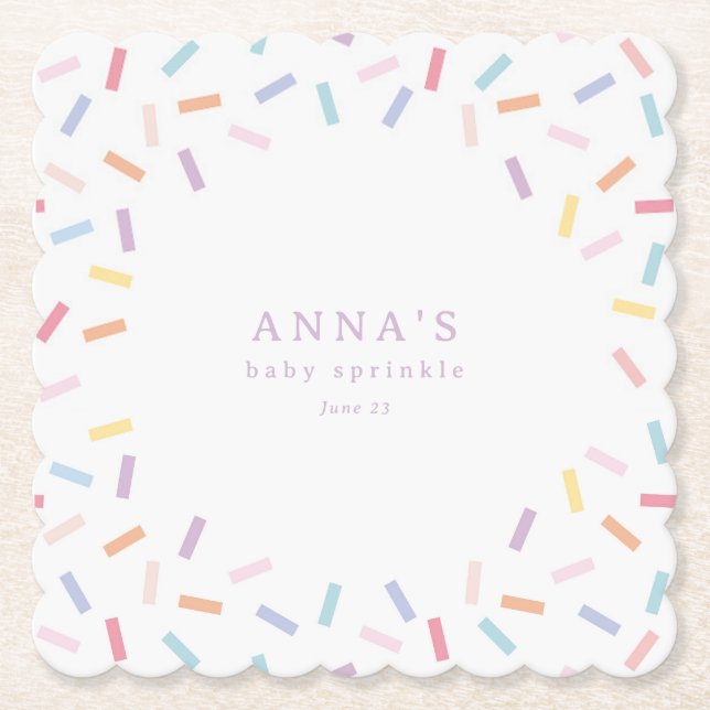 Sprinkles Baby Sprinkle Untersetzer (Vorderseite)
