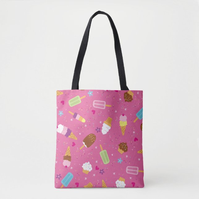 Sprinkles, cupcakes, ice cream, and popsicles scat tasche (Vorderseite)