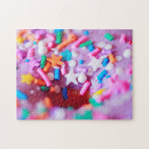Sprinkles Donut Fotografy Complex Jigsaw Puzzle