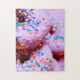 Sprinkles Donut Fotografy Complex Jigsaw Puzzle