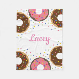 Sprinkles Donuts Personalisiert Fleece Blanket