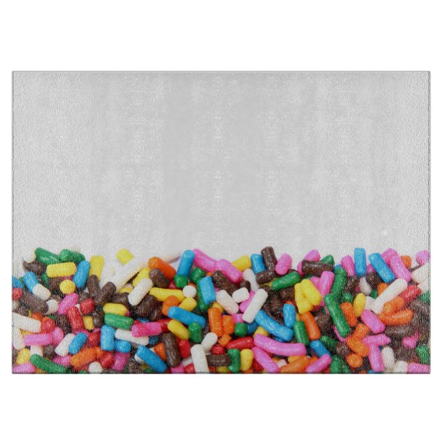 Sprinkles Glas Schneidebrett (Vorderseite)