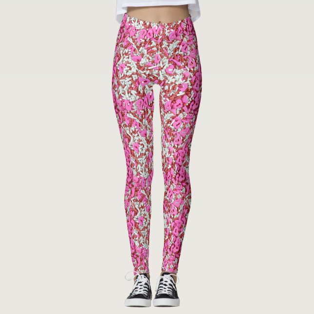 Sprinkles mit Herzen galore! Leggings (Vorderseite)