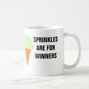 Sprinkles sind für Sieger-Tasse Kaffeetasse