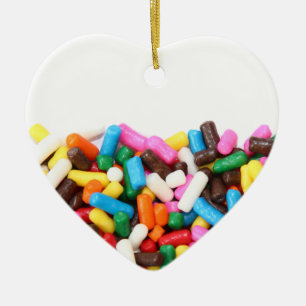 Sprinkles Vollverzierung Keramik Ornament