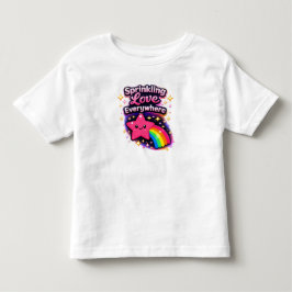 Sprinkling Love Everywhere 2– Cute Toddler Gir Kleinkind T-shirt