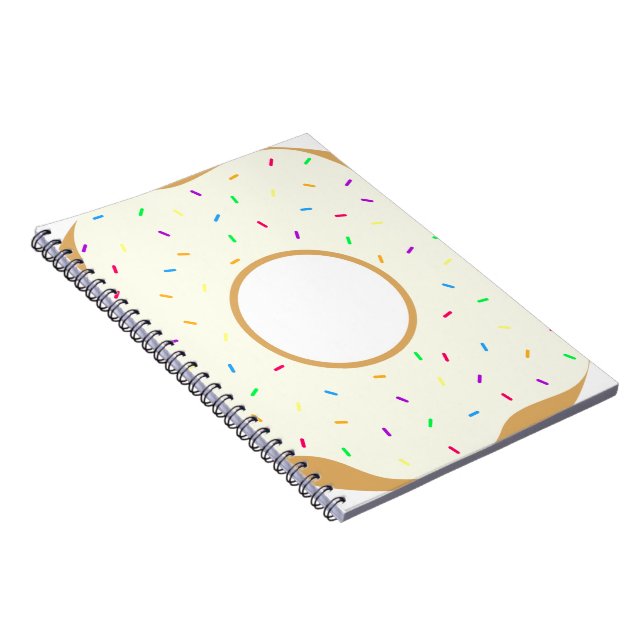 Sprinkly Donut Notizblock (Rechte Seite)