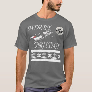 Sprint Car Racing Christmas  Dirt rack Cars Gift  T-Shirt