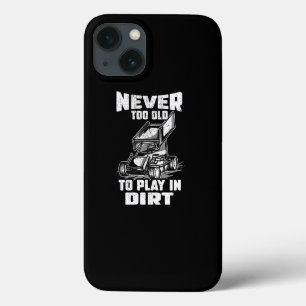 Sprint Car Racing lange nie zu alt, um Dirt zu spi Case-Mate iPhone Hülle