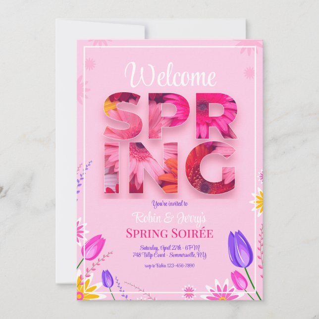 Sprint ist hier einladung (Vorderseite)