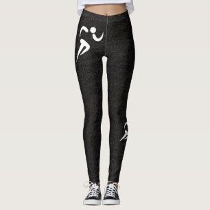 Sprint-Power, der Leggings läuft
