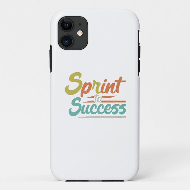 Sprint zum Erfolg Case-Mate iPhone Hülle (Rückseite)